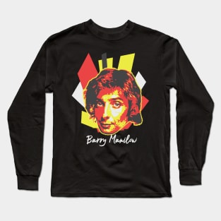 barry-manilow-pop-art Long Sleeve T-Shirt